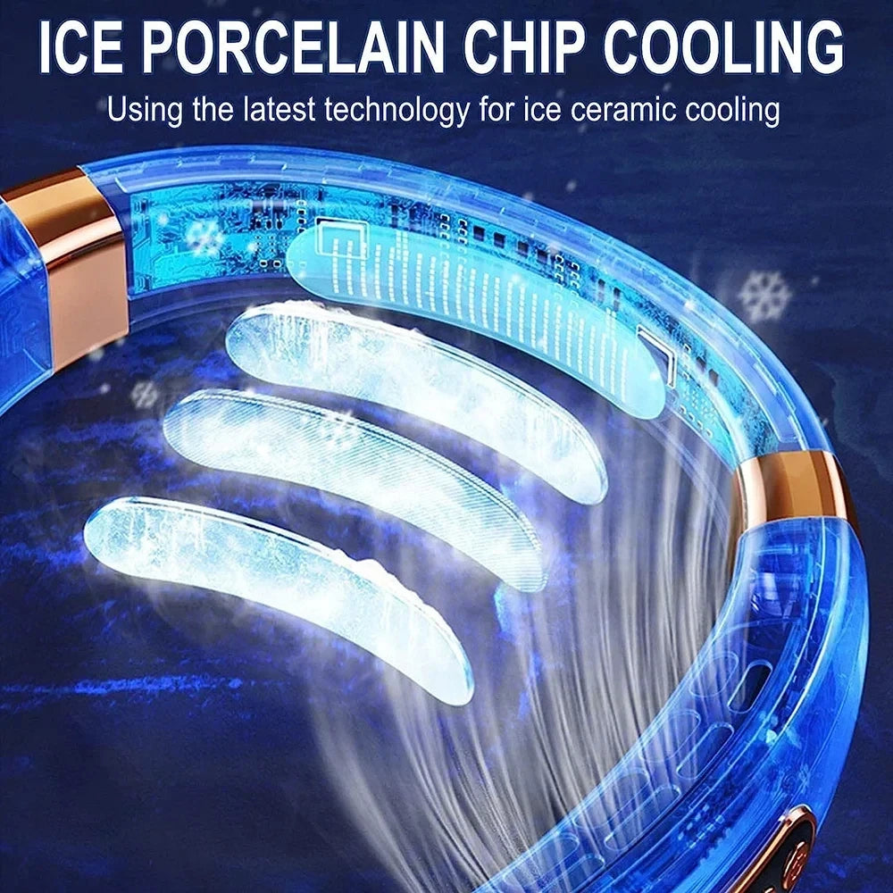Breezly Neck Fan — Hands-Free Bladeless Cooling